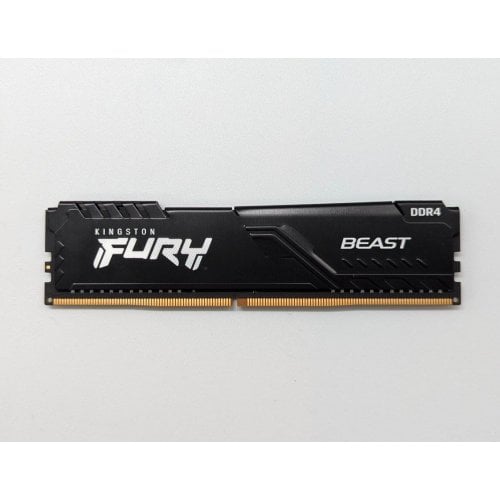 Озп Kingston DDR4 8GB 3200Mhz FURY Beast Black (KF432C16BB/8) (Відновлено продавцем, 699427) купити з перевіркою сумісності: огляд, характеристики, ціна у Києві, Львові, Вінниці, Хмельницькому, Івано-Франківську, Україні | інтернет-магазин TELEMART.UA фото