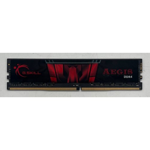 Купить Озу G.Skill DDR4 8GB 3200Mhz Aegis (F4-3200C16S-8GIS) (Восстановлено продавцом, 699730) с проверкой совместимости: обзор, характеристики, цена в Киеве, Днепре, Одессе, Харькове, Украине | интернет-магазин TELEMART.UA фото