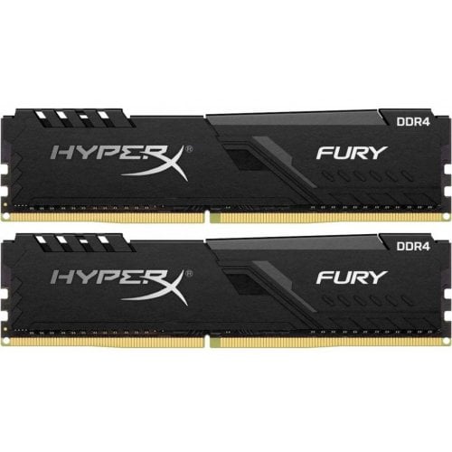 Озп HyperX DDR4 16GB (2x8GB) 3733Mhz Fury Black (HX437C19FB3K2/16) (Відновлено продавцем, 699734) купити з перевіркою сумісності: огляд, характеристики, ціна у Києві, Львові, Вінниці, Хмельницькому, Івано-Франківську, Україні | інтернет-магазин TELEMART.UA фото