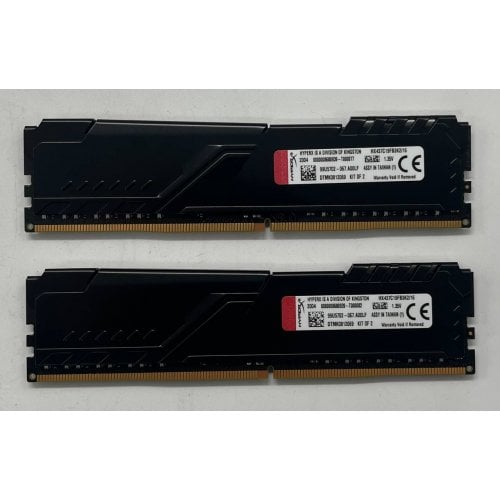 Озп HyperX DDR4 16GB (2x8GB) 3733Mhz Fury Black (HX437C19FB3K2/16) (Відновлено продавцем, 699734) купити з перевіркою сумісності: огляд, характеристики, ціна у Києві, Львові, Вінниці, Хмельницькому, Івано-Франківську, Україні | інтернет-магазин TELEMART.UA фото