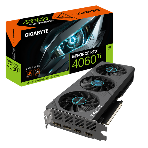 Купить Уценка видеокарта Gigabyte GeForce RTX 4060 Ti Eagle OC 8192MB (GV-N406TEAGLE OC-8GD) (Следы использования, 699849) с проверкой совместимости: обзор, характеристики, цена в Киеве, Днепре, Одессе, Харькове, Украине | интернет-магазин TELEMART.UA фото