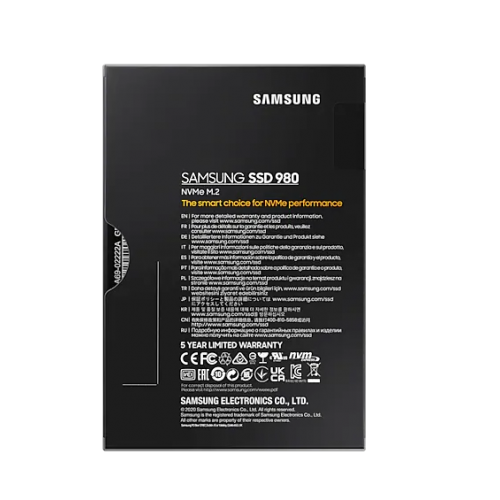 Купить Уценка ssd-диск Samsung 980 V-NAND MLC 500GB M.2 (2280 PCI-E) NVMe 1.4 (MZ-V8V500BW) (Повреждена упаковка, 699857) с проверкой совместимости: обзор, характеристики, цена в Киеве, Днепре, Одессе, Харькове, Украине | интернет-магазин TELEMART.UA фото