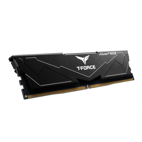 Фото ОЗП Team DDR5 32GB (2x16GB) 6000MHz T-Force Vulcan Black (FLABD532G6000HC38ADC01)