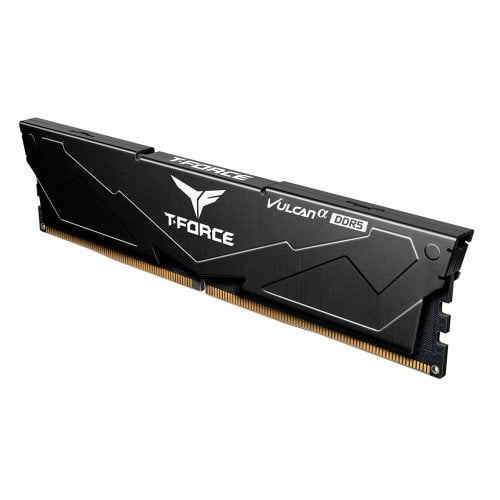 Фото ОЗП Team DDR5 32GB (2x16GB) 6000MHz T-Force Vulcan Black (FLABD532G6000HC38ADC01)