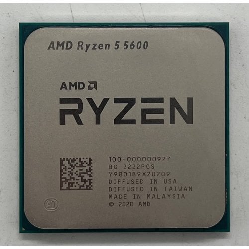 Купить Процессор AMD Ryzen 5 5600 3.5(4.4)GHz 32MB sAM4 Box (100-100000927BOX) (Восстановлено продавцом, 700307) с проверкой совместимости: обзор, характеристики, цена в Киеве, Днепре, Одессе, Харькове, Украине | интернет-магазин TELEMART.UA фото