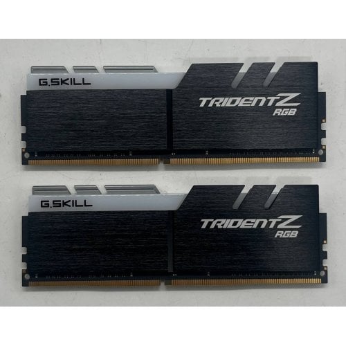 Купить Озу G.Skill DDR4 32GB (2x16GB) 3600Mhz Trident Z RGB (F4-3600C16D-32GTZRC) (Восстановлено продавцом, 700321) с проверкой совместимости: обзор, характеристики, цена в Киеве, Днепре, Одессе, Харькове, Украине | интернет-магазин TELEMART.UA фото