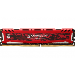 Озу Crucial DDR4 8GB 3200Mhz Ballistix Sport LT Red (BLS8G4D32AESEK) (Восстановлено продавцом, 700367)