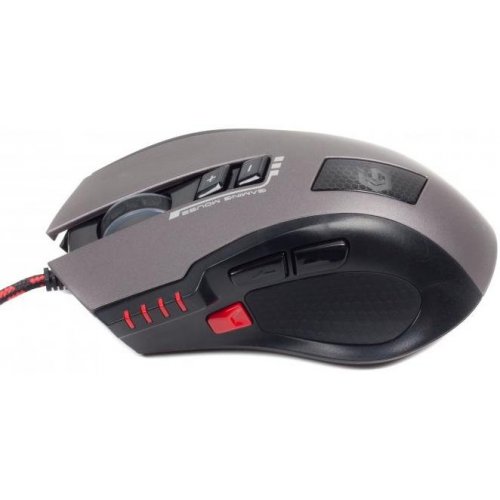 Купити Миша Gembird MUSG-004 Black/Gray - ціна в Києві, Львові, Вінниці, Хмельницькому, Франківську, Україні | інтернет-магазин TELEMART.UA фото