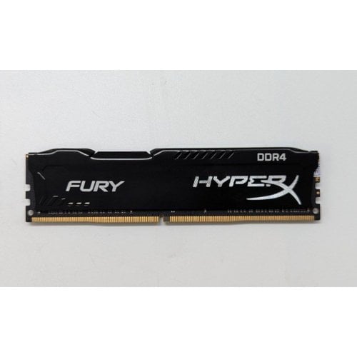 Озп HyperX DDR4 8GB 2666Mhz Fury Black (HX426C16FB2/8) (Відновлено продавцем, 700940) купити з перевіркою сумісності: огляд, характеристики, ціна у Києві, Львові, Вінниці, Хмельницькому, Івано-Франківську, Україні | інтернет-магазин TELEMART.UA фото