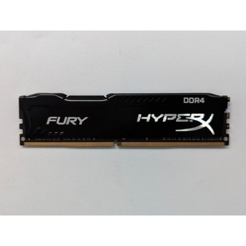 Озп HyperX DDR4 8GB 2666Mhz Fury Black (HX426C16FB2/8) (Відновлено продавцем, 700959) купити з перевіркою сумісності: огляд, характеристики, ціна у Києві, Львові, Вінниці, Хмельницькому, Івано-Франківську, Україні | інтернет-магазин TELEMART.UA фото