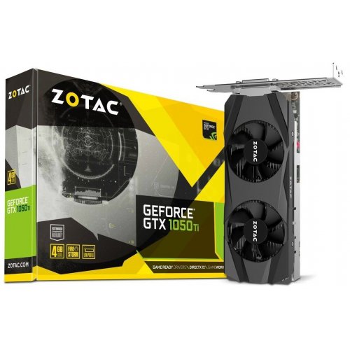 Продать Видеокарта Zotac Geforce GTX 1050 TI Low Profile 4096MB (ZT-P10510E-10L) по Trade-In интернет-магазине Телемарт - Киев, Днепр, Украина фото