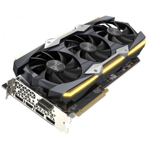Фото Видеокарта Zotac Geforce GTX 1080 TI AMP Extreme Core Edition 11264MB (ZT-P10810F-10P)
