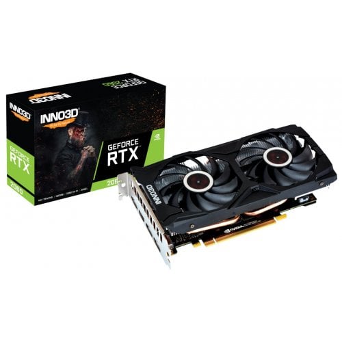 Купить Видеокарта Inno3D GeForce RTX 2060 Gaming OC X2 6144MB (N20602-06D6X-1710VA15L) (Восстановлено продавцом, 701365) с проверкой совместимости: обзор, характеристики, цена в Киеве, Днепре, Одессе, Харькове, Украине | интернет-магазин TELEMART.UA фото