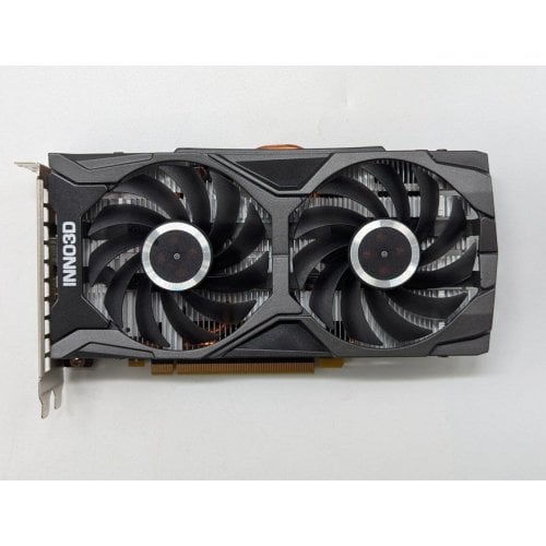 Купить Видеокарта Inno3D GeForce RTX 2060 Gaming OC X2 6144MB (N20602-06D6X-1710VA15L) (Восстановлено продавцом, 701365) с проверкой совместимости: обзор, характеристики, цена в Киеве, Днепре, Одессе, Харькове, Украине | интернет-магазин TELEMART.UA фото