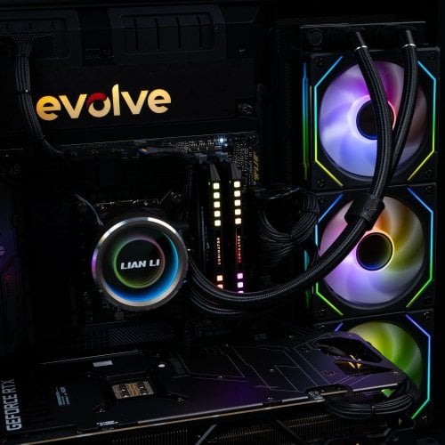 Купить Игровой ПК EVOLVE UltraPart Platinum 9H+ (EVUP-P2HR980X3DN409-D564S1TBKDP) Black - цена в Харькове, Киеве, Днепре, Одессе
в интернет-магазине Telemart фото