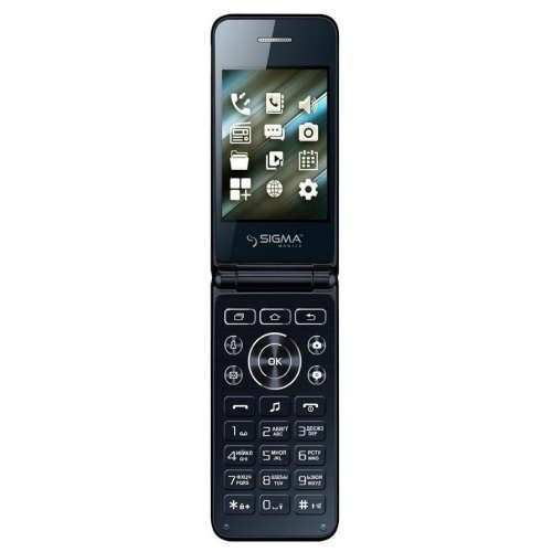 Купить Мобильный телефон Sigma mobile X-Style 28 Flip Blue - цена в Харькове, Киеве, Днепре, Одессе
в интернет-магазине Telemart фото