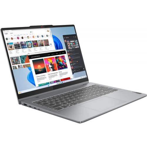 Купить Ноутбук Lenovo IdeaPad 5 2-in-1 14IRH9 (83KX0047RA) Luna Grey - цена в Харькове, Киеве, Днепре, Одессе
в интернет-магазине Telemart фото