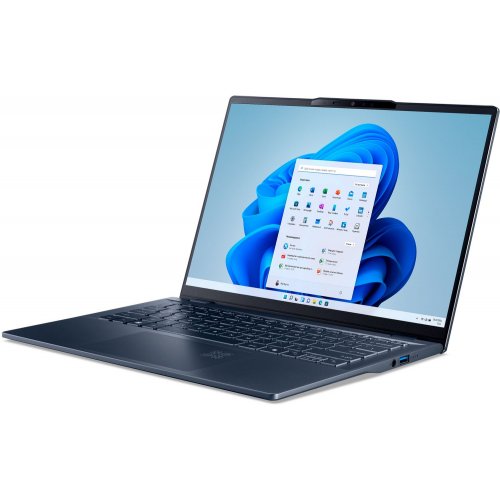 Купить Ноутбук Acer Swift 14 AI SF14-51 (NX.J2KEU.001) Steam Blue - цена в Харькове, Киеве, Днепре, Одессе
в интернет-магазине Telemart фото