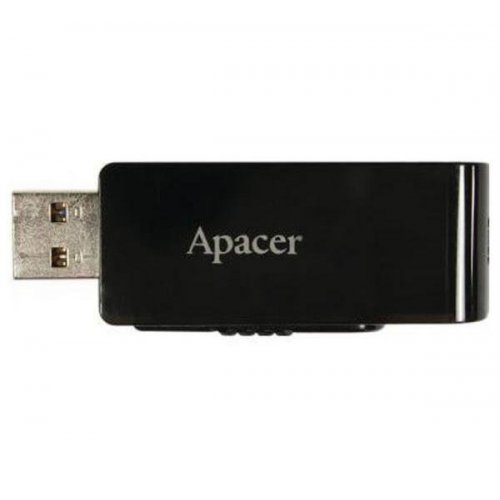 Купить Накопитель Apacer AH350 128GB USB 3.0 Black (AP128GAH350B-1) - цена в Харькове, Киеве, Днепре, Одессе
в интернет-магазине Telemart фото