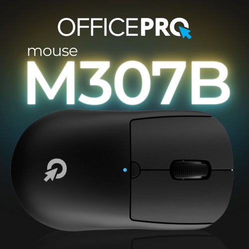 Купить Мышка OfficePro M307 Silent Click Wireless Black - цена в Харькове, Киеве, Днепре, Одессе
в интернет-магазине Telemart фото