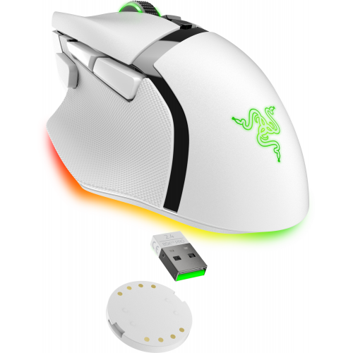 Купить Мышка Razer Basilisk V3 Pro 35K Wireless (RZ01-05240200-R3G1) White - цена в Харькове, Киеве, Днепре, Одессе
в интернет-магазине Telemart фото