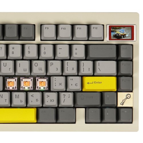 Купити Клавіатура EPOMAKER TH80 Pro V2 RGB Mechanical Wisteria Tactile Switch Hot-Swap (TH80-PROV2-W-WT) White - ціна в Києві, Львові, Вінниці, Хмельницькому, Франківську, Україні | інтернет-магазин TELEMART.UA фото