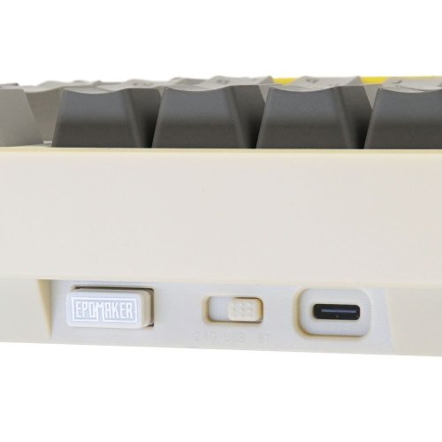 Купити Клавіатура EPOMAKER TH80 Pro V2 RGB Mechanical Wisteria Tactile Switch Hot-Swap (TH80-PROV2-W-WT) White - ціна в Києві, Львові, Вінниці, Хмельницькому, Франківську, Україні | інтернет-магазин TELEMART.UA фото
