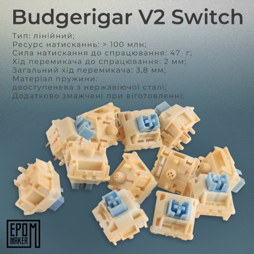 Купити Клавіатура EPOMAKER TH80 SE RGB Mechanical Budgerigar V2 Switch Hot-Swap (TH80-SE-B-BV2) Black - ціна в Києві, Львові, Вінниці, Хмельницькому, Франківську, Україні | інтернет-магазин TELEMART.UA фото