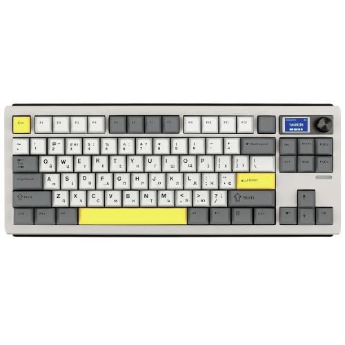 Купити Клавіатура EPOMAKER Shadow-S TKL RGB Mechanical Mulan Switch Hot-Swap (SHS-W-M) White - ціна в Києві, Львові, Вінниці, Хмельницькому, Франківську, Україні | інтернет-магазин TELEMART.UA фото