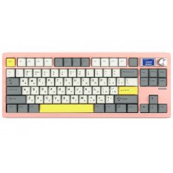 Клавиатура EPOMAKER Shadow-S TKL RGB Mechanical Wisteria Linear Switch Hot-Swap (SHS-P-WL) Pink