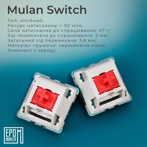 Купити Клавіатура EPOMAKER EP64 RGB Mechanical Mulan Switch Hot-Swap (EP64-B-M) Black - ціна в Києві, Львові, Вінниці, Хмельницькому, Франківську, Україні | інтернет-магазин TELEMART.UA фото