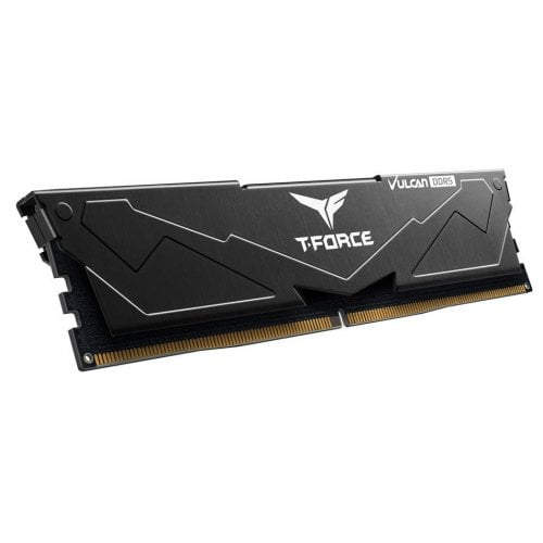 Фото ОЗП Team DDR5 32GB (2x16GB) 6400MHz T-Force Vulcan Black (FLBD532G6400HC40BDC01)