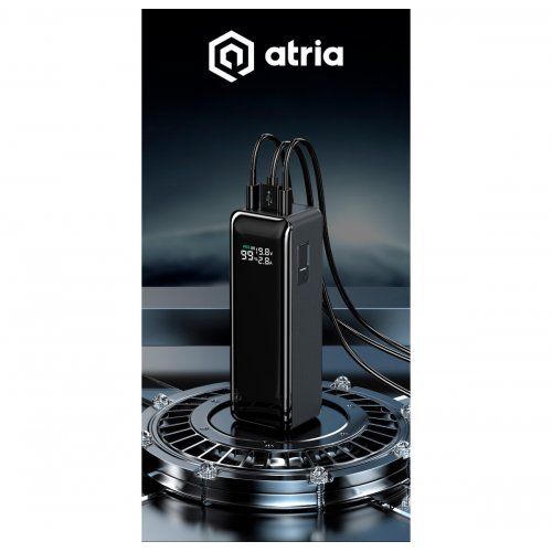 Купити Powerbank Atria WPD-160SB 30000mAh 160W Blue - ціна в Києві, Львові, Вінниці, Хмельницькому, Франківську, Україні | інтернет-магазин TELEMART.UA фото