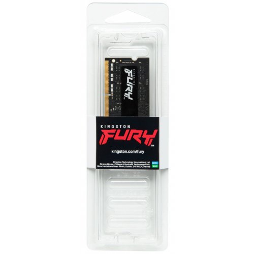 Уцінка озп Kingston SODIMM DDR4 16GB 3200Mhz FURY Impact Black (KF432S20IB/16) (вскрите пакування, 702411) купити з перевіркою сумісності: огляд, характеристики, ціна у Києві, Львові, Вінниці, Хмельницькому, Івано-Франківську, Україні | інтернет-магазин TELEMART.UA фото