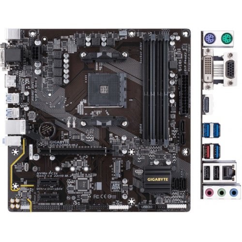 Продати Материнська плата Gigabyte GA-A320MA-M.2 (sAM4, AMD A320) за Trade-In у інтернет-магазині Телемарт - Київ, Дніпро, Україна фото