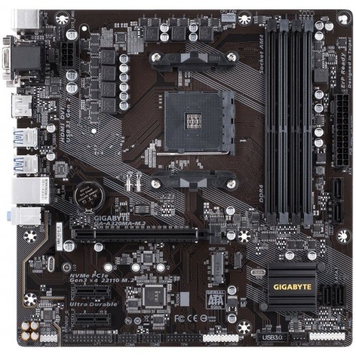 Продати Материнська плата Gigabyte GA-A320MA-M.2 (sAM4, AMD A320) за Trade-In у інтернет-магазині Телемарт - Київ, Дніпро, Україна фото