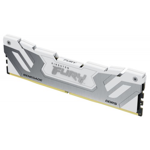 ОЗП Kingston CUDIMM DDR5 24GB 8400Mhz FURY Renegade Silver/White (KF584CU40RW-24) купити з перевіркою сумісності: огляд, характеристики, ціна у Києві, Львові, Вінниці, Хмельницькому, Івано-Франківську, Україні | інтернет-магазин TELEMART.UA фото