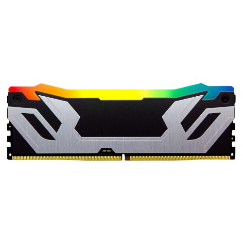 ОЗП Kingston CUDIMM DDR5 24GB 8400Mhz FURY Renegade Silver/Black RGB (KF584CU40RSA-24) купити з перевіркою сумісності: огляд, характеристики, ціна у Києві, Львові, Вінниці, Хмельницькому, Івано-Франківську, Україні | інтернет-магазин TELEMART.UA фото