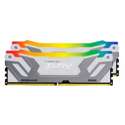 ОЗУ Kingston CUDIMM DDR5 48GB (2x24GB) 8400Mhz FURY Renegade Silver/White RGB (KF584CU40RWAK2-48)