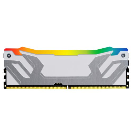 Фото ОЗУ Kingston CUDIMM DDR5 48GB (2x24GB) 8400Mhz FURY Renegade Silver/White RGB (KF584CU40RWAK2-48)