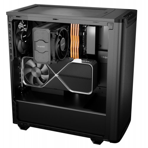 Photo Be Quiet! Pure Base 501 Airflow Window Tempered Glass without PSU (BGW74) Black