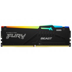 ОЗУ Kingston DDR5 16GB 6000Mhz FURY Beast Black RGB (KF560C36BBE2A-16)