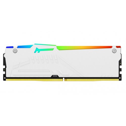 ОЗП Kingston DDR5 32GB (2x16GB) 6000Mhz FURY Beast White RGB (KF560C36BWE2AK2-32) купити з перевіркою сумісності: огляд, характеристики, ціна у Києві, Львові, Вінниці, Хмельницькому, Івано-Франківську, Україні | інтернет-магазин TELEMART.UA фото