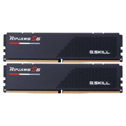 ОЗП G.Skill DDR5 32GB (2x16GB) 6000Mhz Ripjaws S5 Black (F5-6000J3036F16GX2-RS5K) купити з перевіркою сумісності: огляд, характеристики, ціна у Києві, Львові, Вінниці, Хмельницькому, Івано-Франківську, Україні | інтернет-магазин TELEMART.UA фото