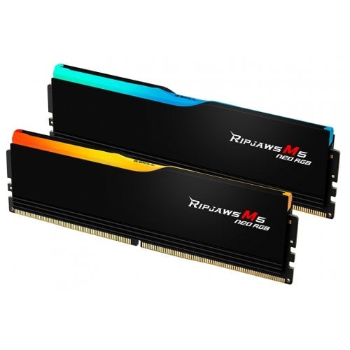 ОЗП G.Skill DDR5 32GB (2x16GB) 6000Mhz Ripjaws M5 Neo RGB Black (F5-6000J3648D16GX2-RM5NRK) купити з перевіркою сумісності: огляд, характеристики, ціна у Києві, Львові, Вінниці, Хмельницькому, Івано-Франківську, Україні | інтернет-магазин TELEMART.UA фото