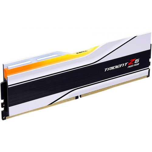 ОЗП G.Skill DDR5 32GB (2x16GB) 6000Mhz Trident Z5 Neo RGB White (F5-6000J2836G16GX2-TZ5NRW) купити з перевіркою сумісності: огляд, характеристики, ціна у Києві, Львові, Вінниці, Хмельницькому, Івано-Франківську, Україні | інтернет-магазин TELEMART.UA фото