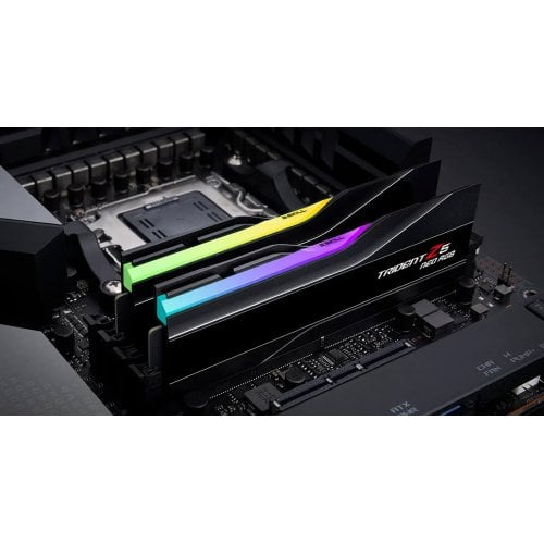 Купить ОЗУ G.Skill DDR5 32GB (2x16GB) 7200Mhz Trident Z5 Neo RGB Black (F5-7200J3445G16GX2-TZ5NR) с проверкой совместимости: обзор, характеристики, цена в Киеве, Днепре, Одессе, Харькове, Украине | интернет-магазин TELEMART.UA фото