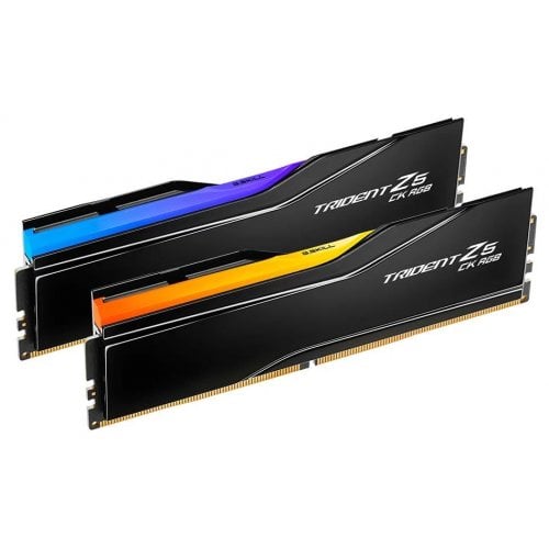 ОЗП G.Skill CUDIMM DDR5 48GB (2x24GB) 8400Mhz Trident Z5 CK RGB Black (F5-8400C4052G24GX2-TZ5CRK) купити з перевіркою сумісності: огляд, характеристики, ціна у Києві, Львові, Вінниці, Хмельницькому, Івано-Франківську, Україні | інтернет-магазин TELEMART.UA фото