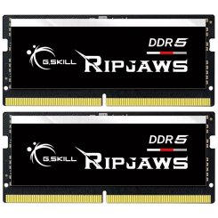 ОЗУ G.Skill SODIMM DDR5 32GB (2x16GB) 5600Mhz Ripjaws Black (F5-5600S4040A16GX2-RS)