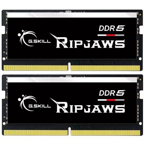 Купить ОЗУ G.Skill SODIMM DDR5 32GB (2x16GB) 5600Mhz Ripjaws Black (F5-5600S4040A16GX2-RS) с проверкой совместимости: обзор, характеристики, цена в Киеве, Днепре, Одессе, Харькове, Украине | интернет-магазин TELEMART.UA фото